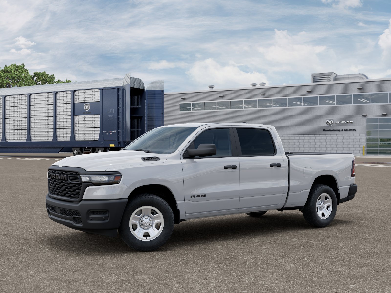 New 2026 Bright White Clear-Coat Exterior Paint RAM Tradesman image 3