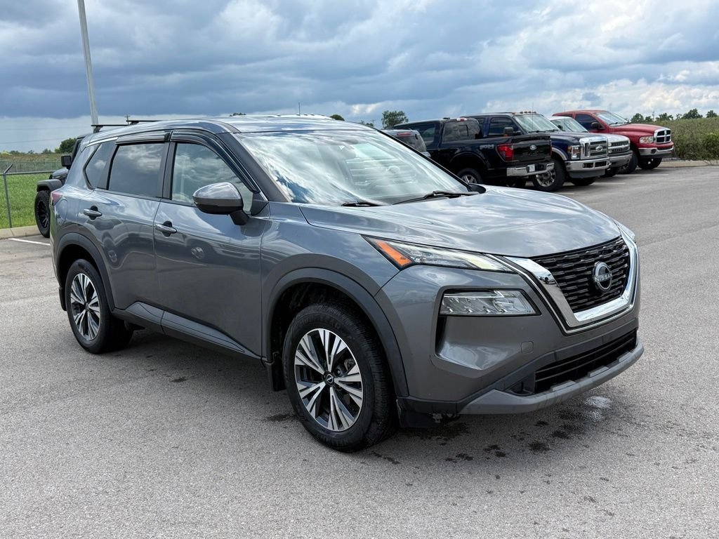 Certified Used 2022 Gray Nissan SV image 2