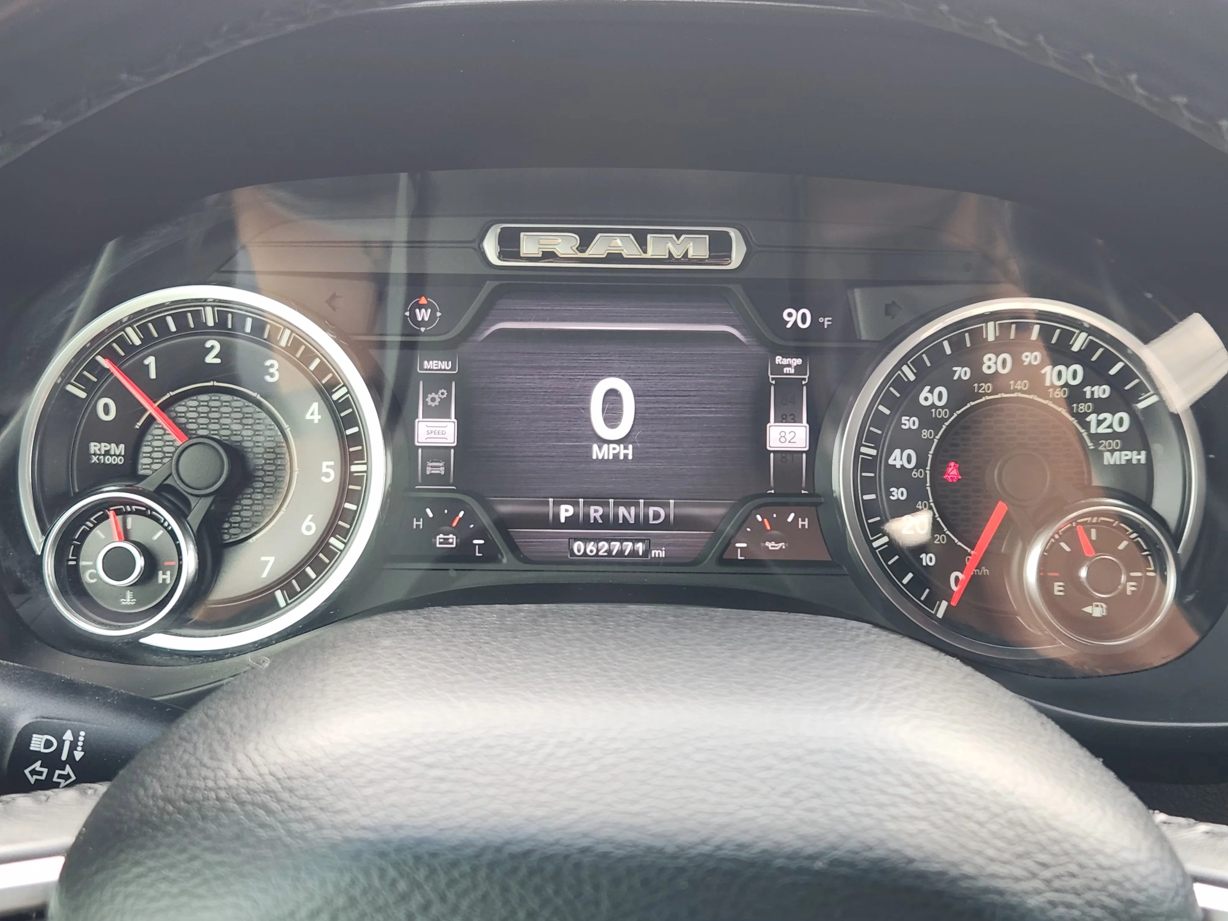 Used 2020 Granite Crystal Metallic Clearcoat Ram Big Horn/Lone Star Night Edition image 17
