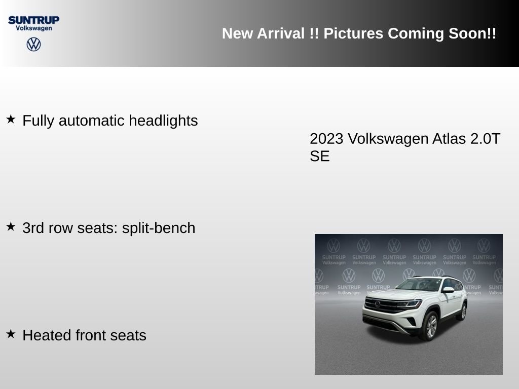 Used 2023 White Volkswagen 2.0T SE w/Technology image 12