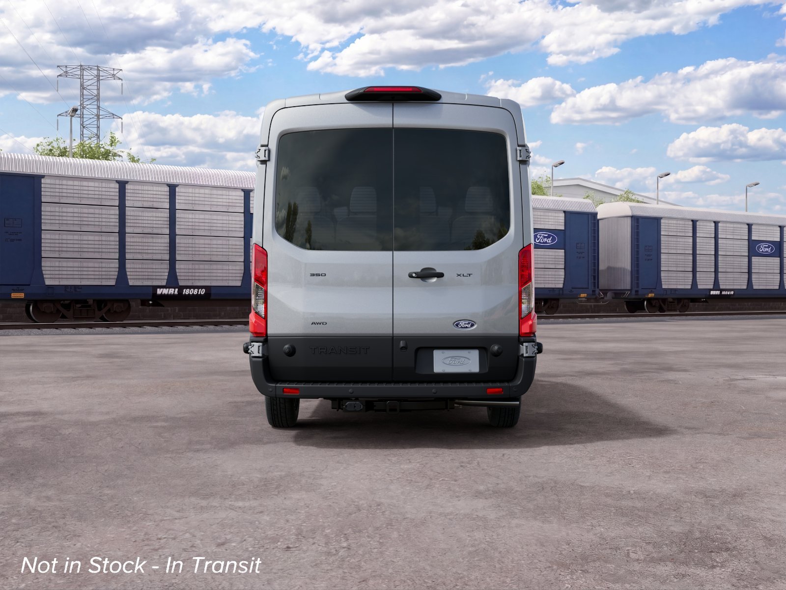 New 2027 Silver Metallic Ford Passenger Van XLT image 7
