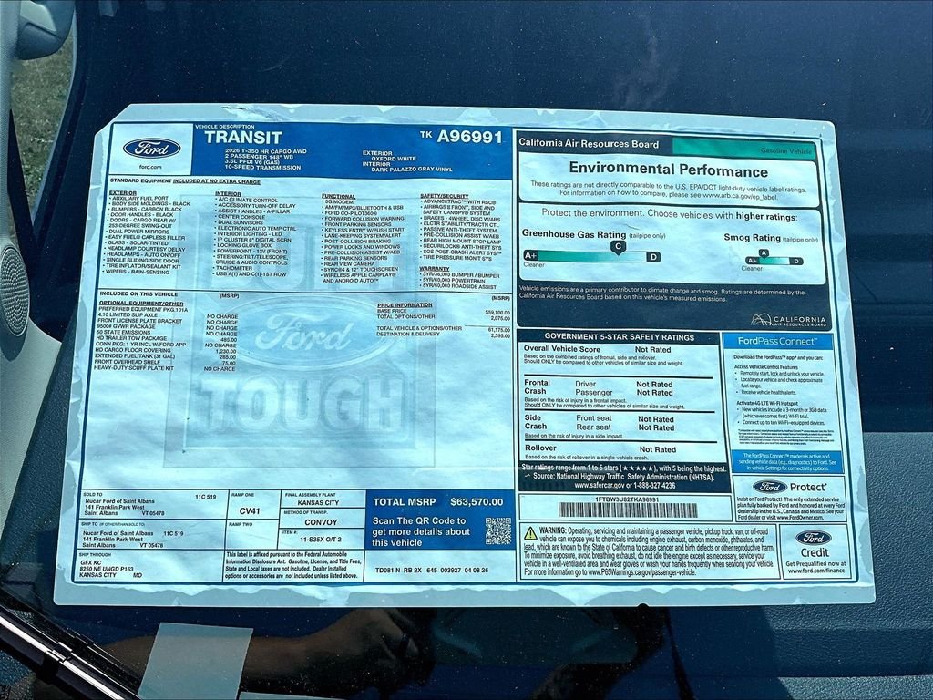 New 2026 Oxford White Ford Base image 18