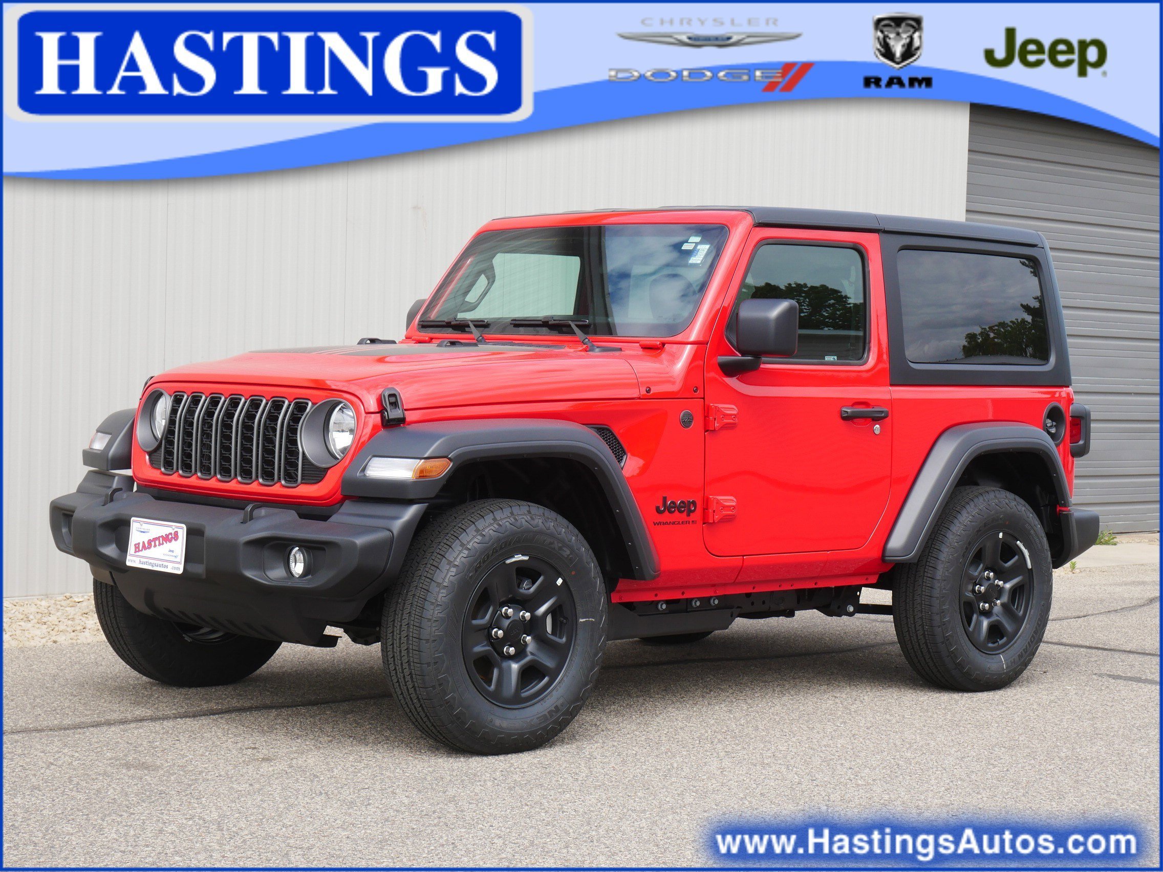 New 2026 Firecracker Red Clearcoat Jeep Sport image 1