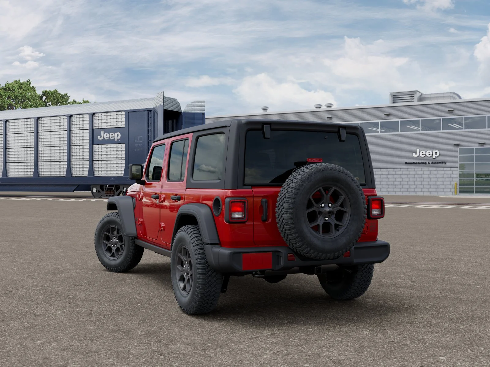 New 2026 Firecracker Red Clear-Coat Exterior Paint Jeep  image 29