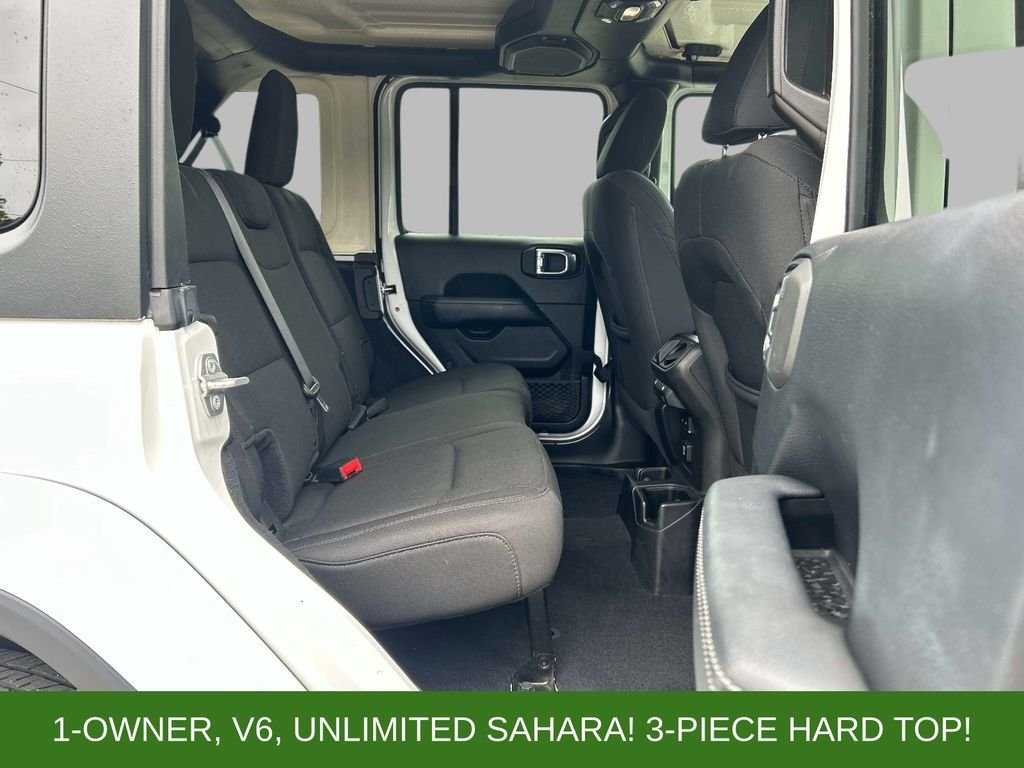 Used 2018 White Jeep Unlimited Sahara image 16