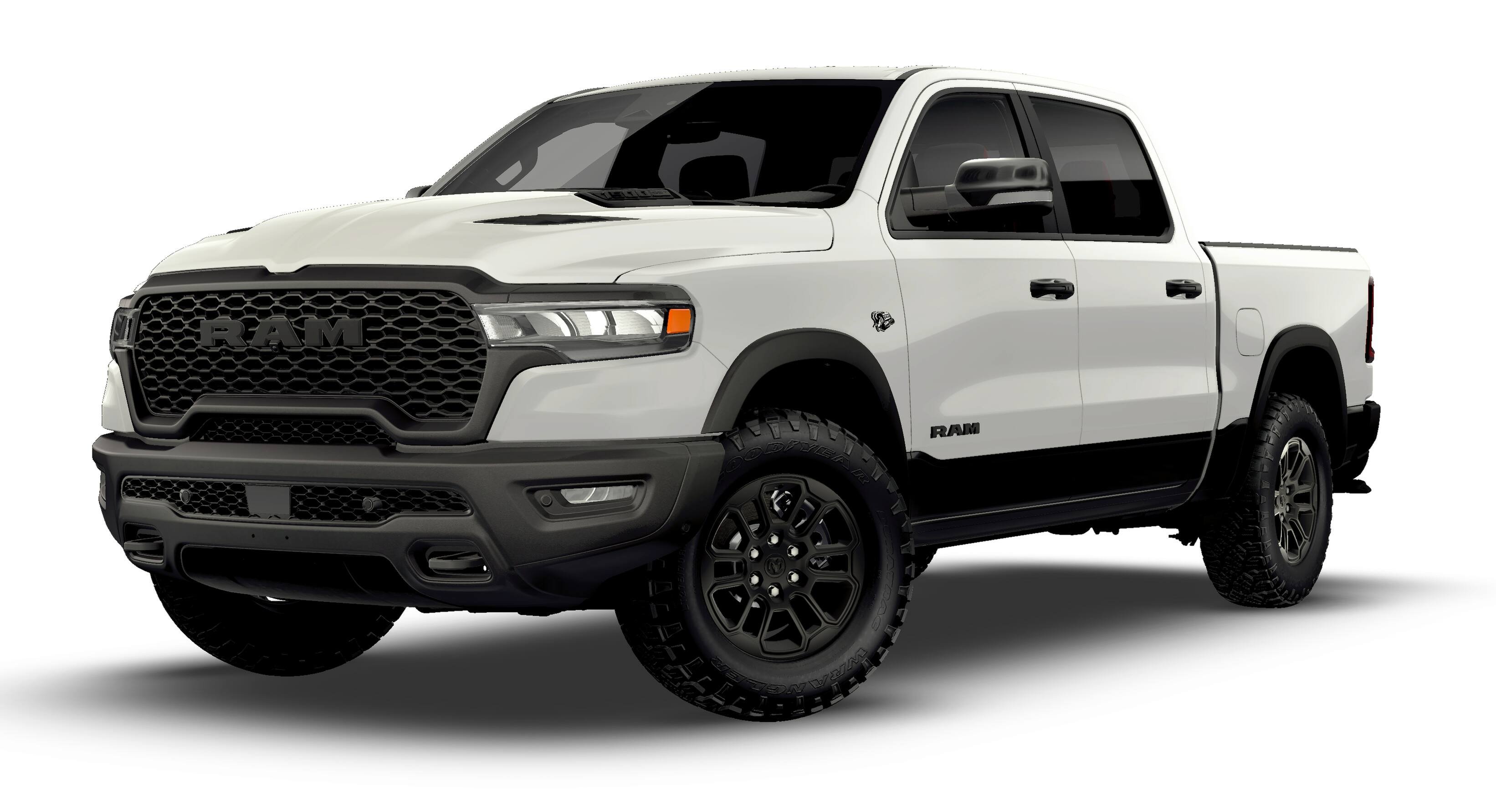 New 2026 Bright White Clear-Coat Exterior Paint RAM REBEL image 13