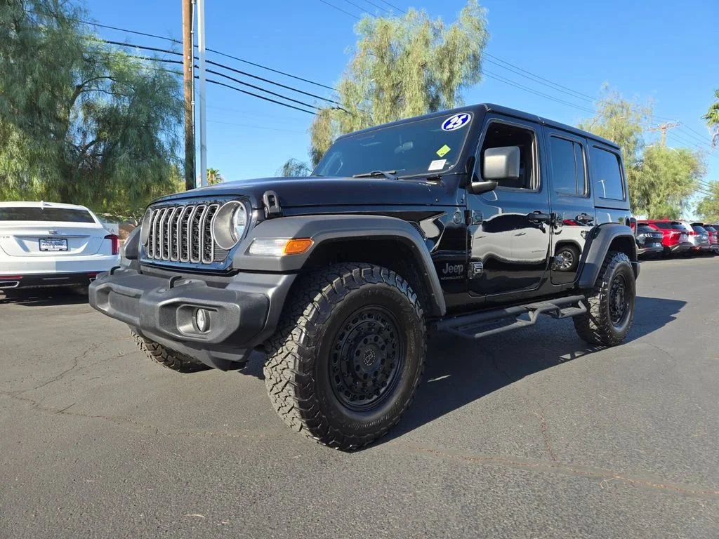 Used 2025 Black Clearcoat Jeep Sport image 2