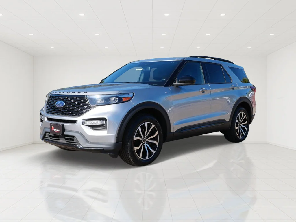 Certified 2023 Ford Explorer ST-LINE with VIN 1FMSK8KH7PGB16653 for sale in White Bear Lake, Minnesota