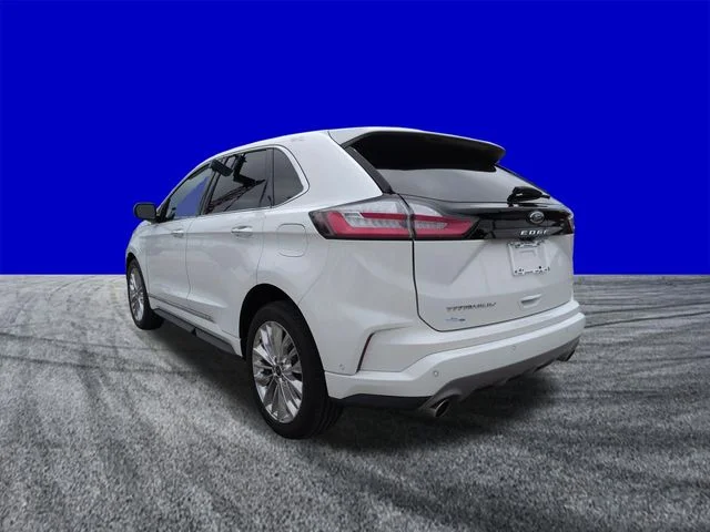 Used 2024 White Metallic Ford Titanium image 6