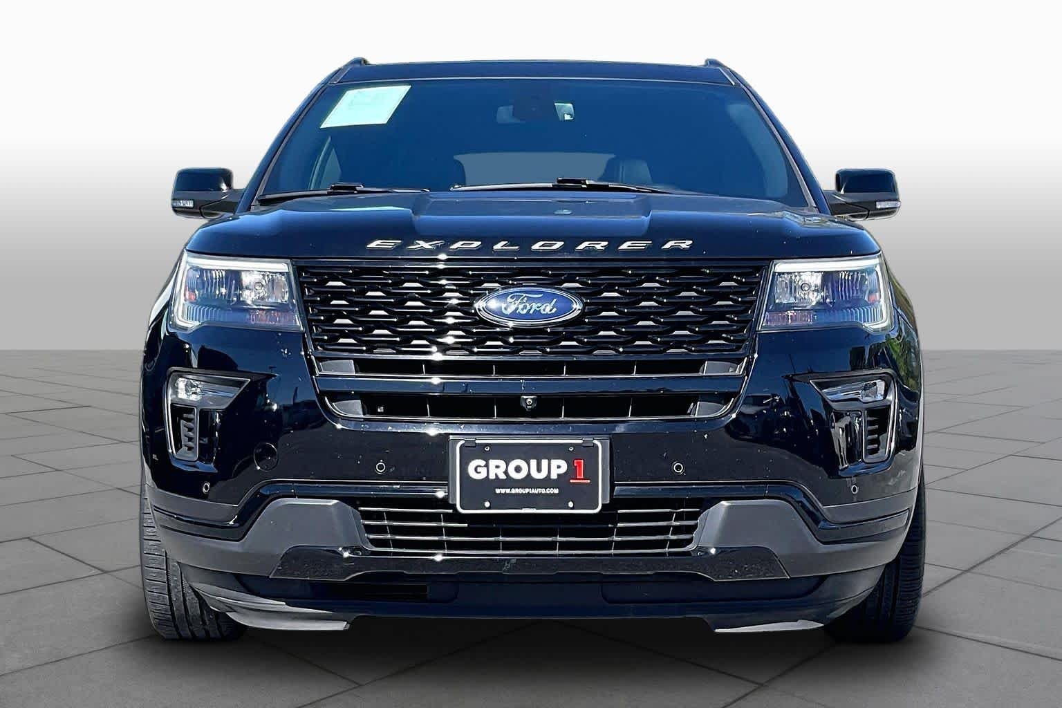 Used 2018 Shadow Black Ford Sport image 3