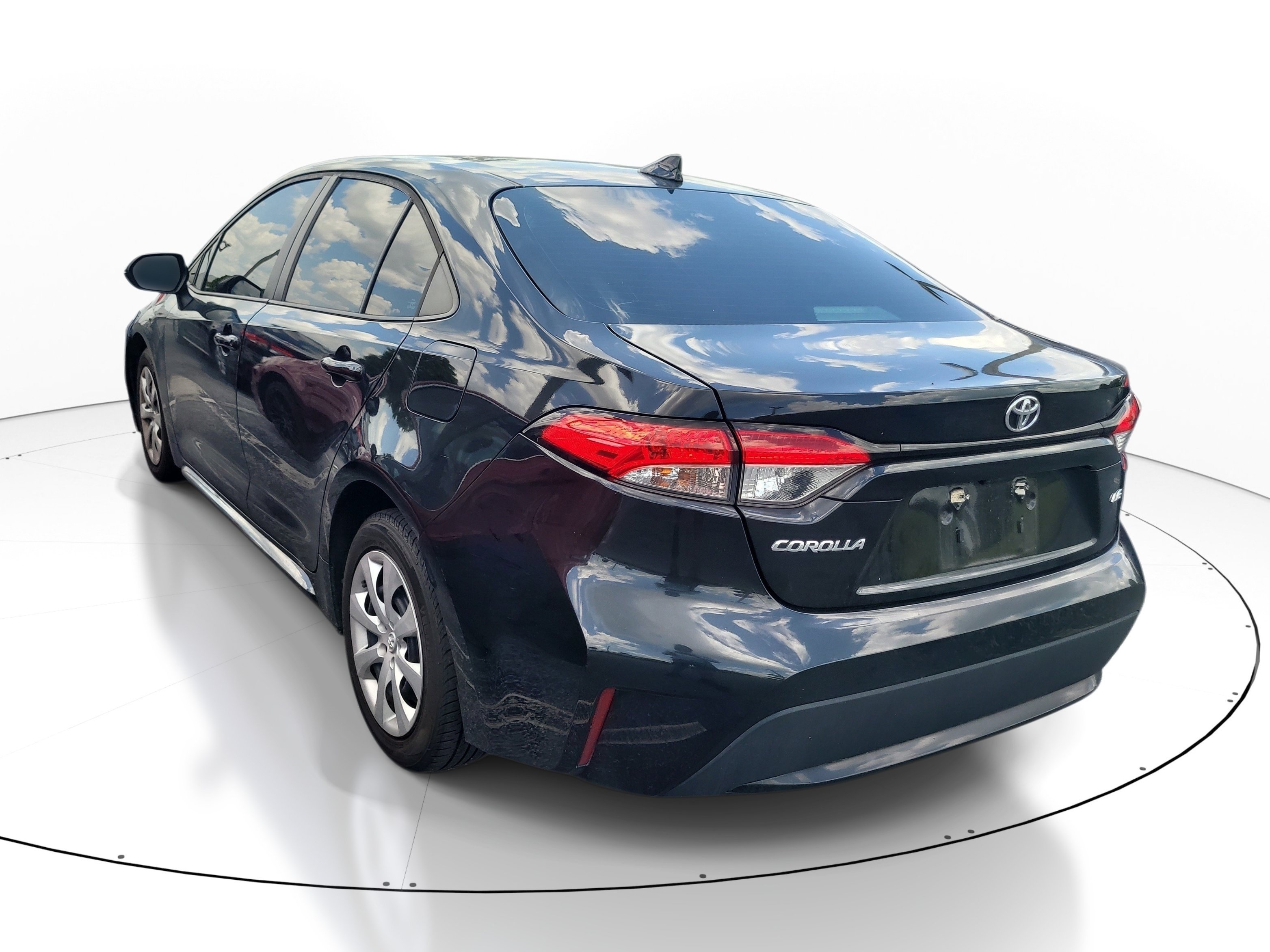Used 2021 Black Sand Pearl Toyota LE image 4