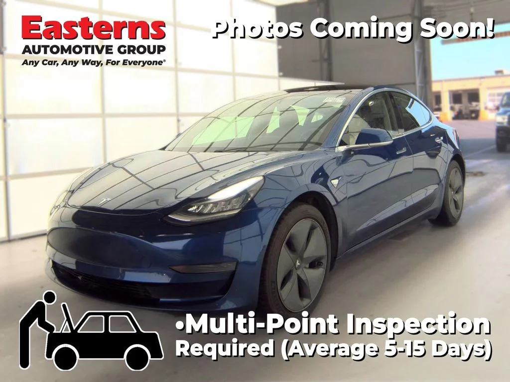 Used 2020 Blue Tesla Standard image 1