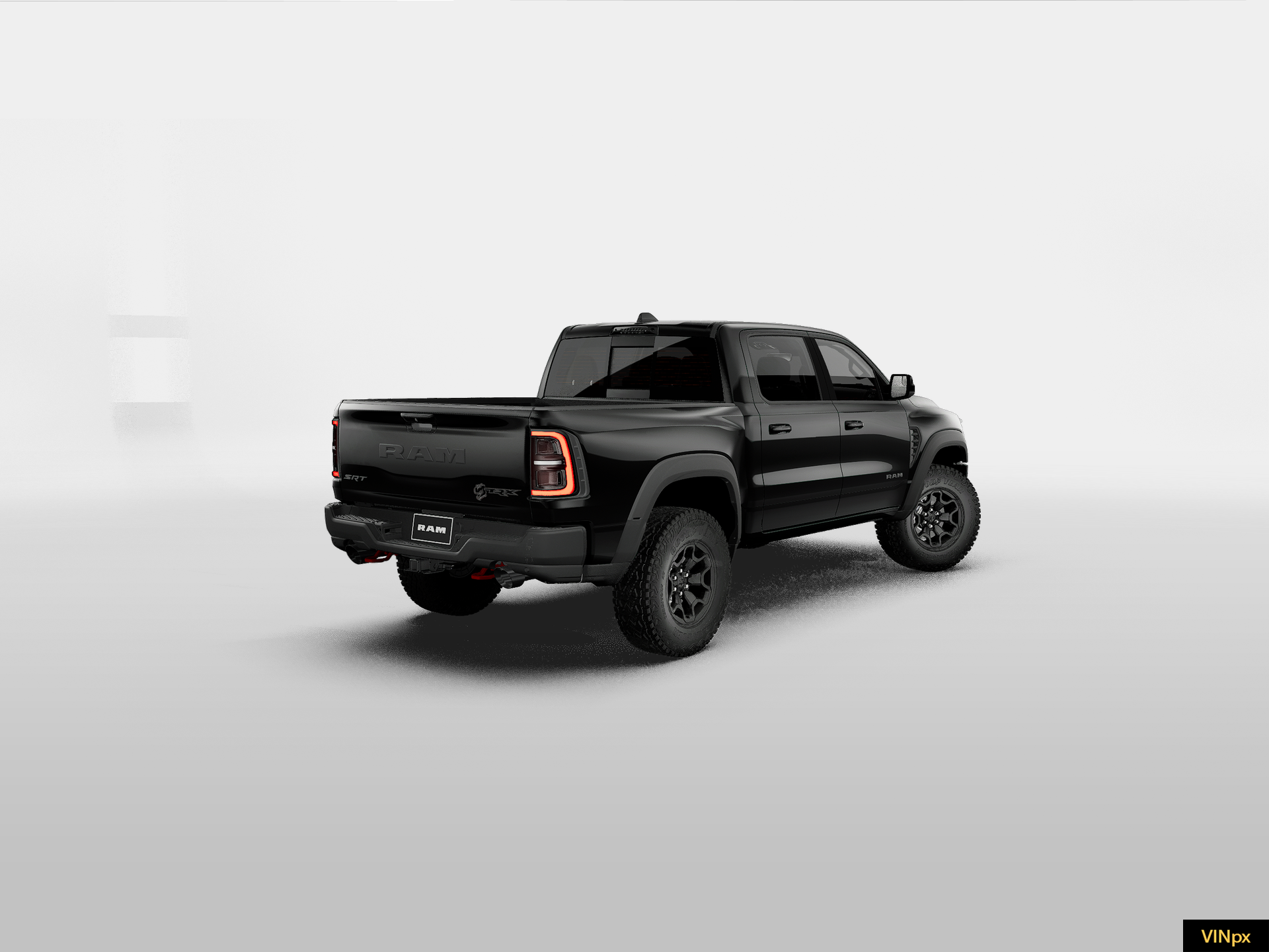 New 2027 Diamond Black Crystal Pearl-Coat Exterior Paint RAM TRX image 7