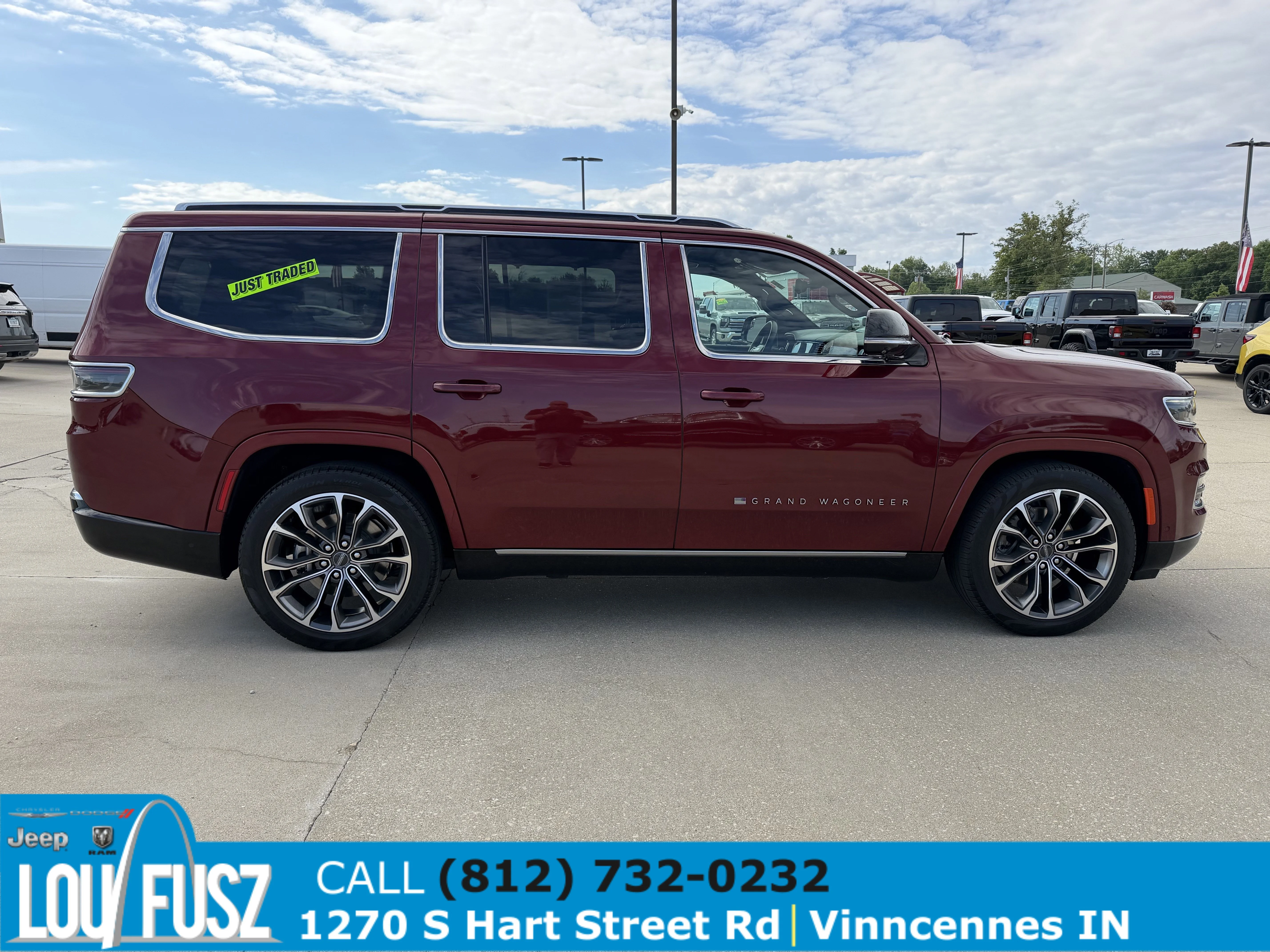Used 2024 Velvet Red Pearlcoat Jeep Series III image 8