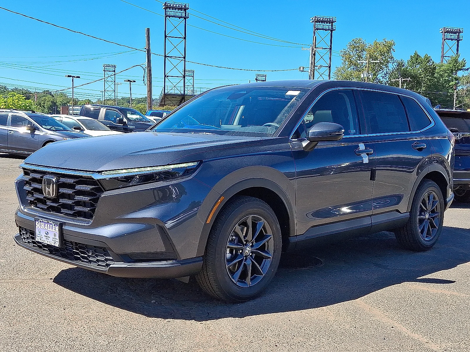 New 2027 Meteorite Gray Metallic Honda EX-L AWD image 2