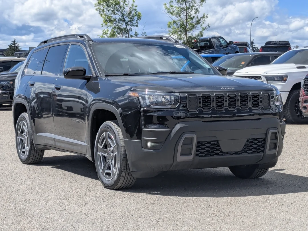 New 2026 Black Jeep Laredo - - 4x4 - 1.6L Turbo Hybrid - Adaptive Cruise - Blind Spot Detection & More! image 2