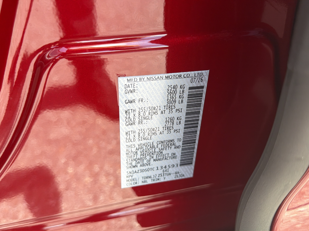 New 2026 Red Nissan Platinum image 58