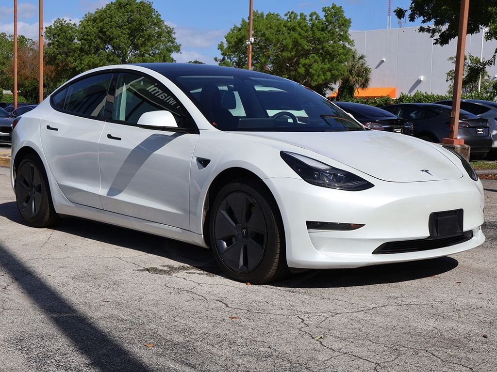 Used 2023 Tesla Model 3 Base with VIN 5YJ3E1EA1PF467154 for sale in Miami, FL