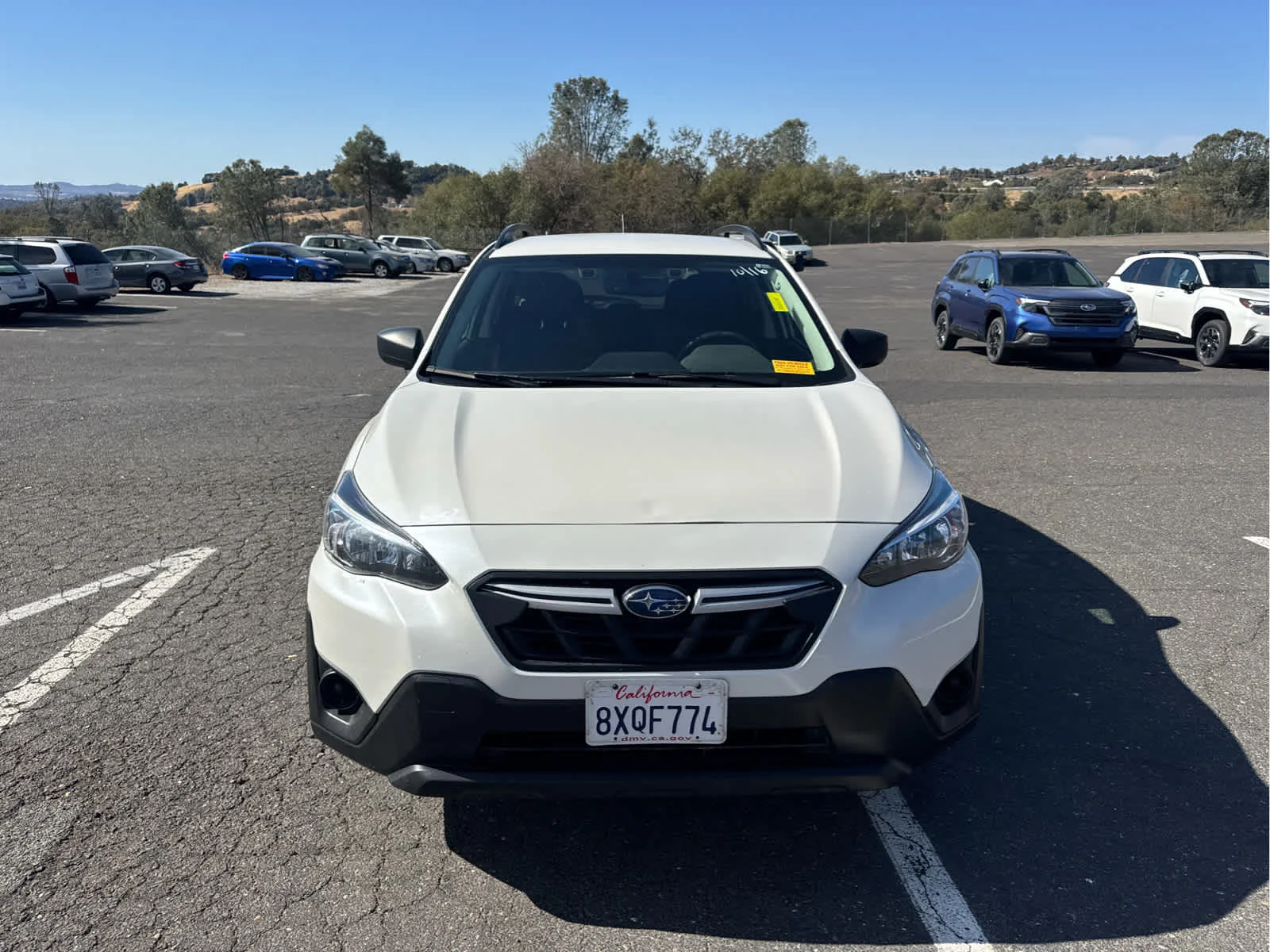 Used 2021 Crystal White Pearl Subaru  image 2