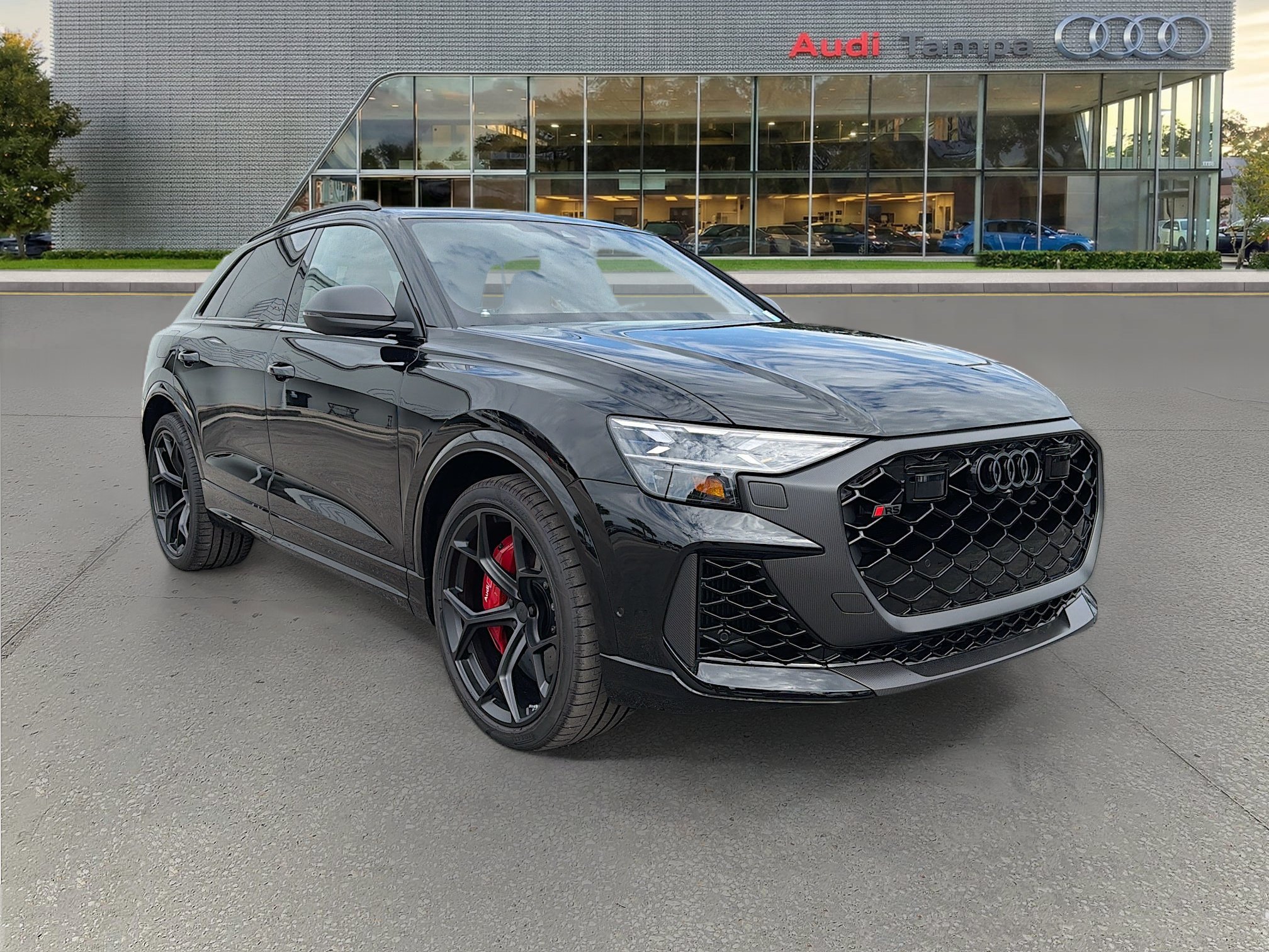 New 2026 Mythos Black Metallic Audi performance image 1