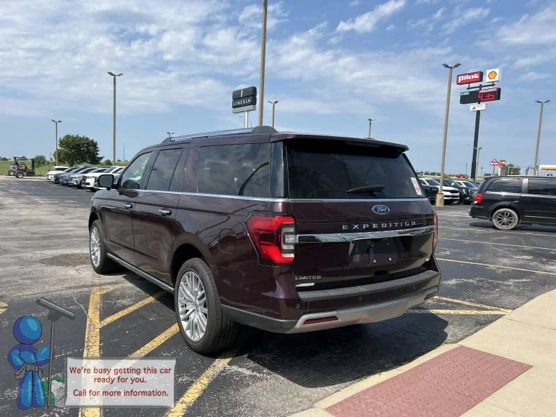 Used 2024 Red Metallic Ford Limited image 3