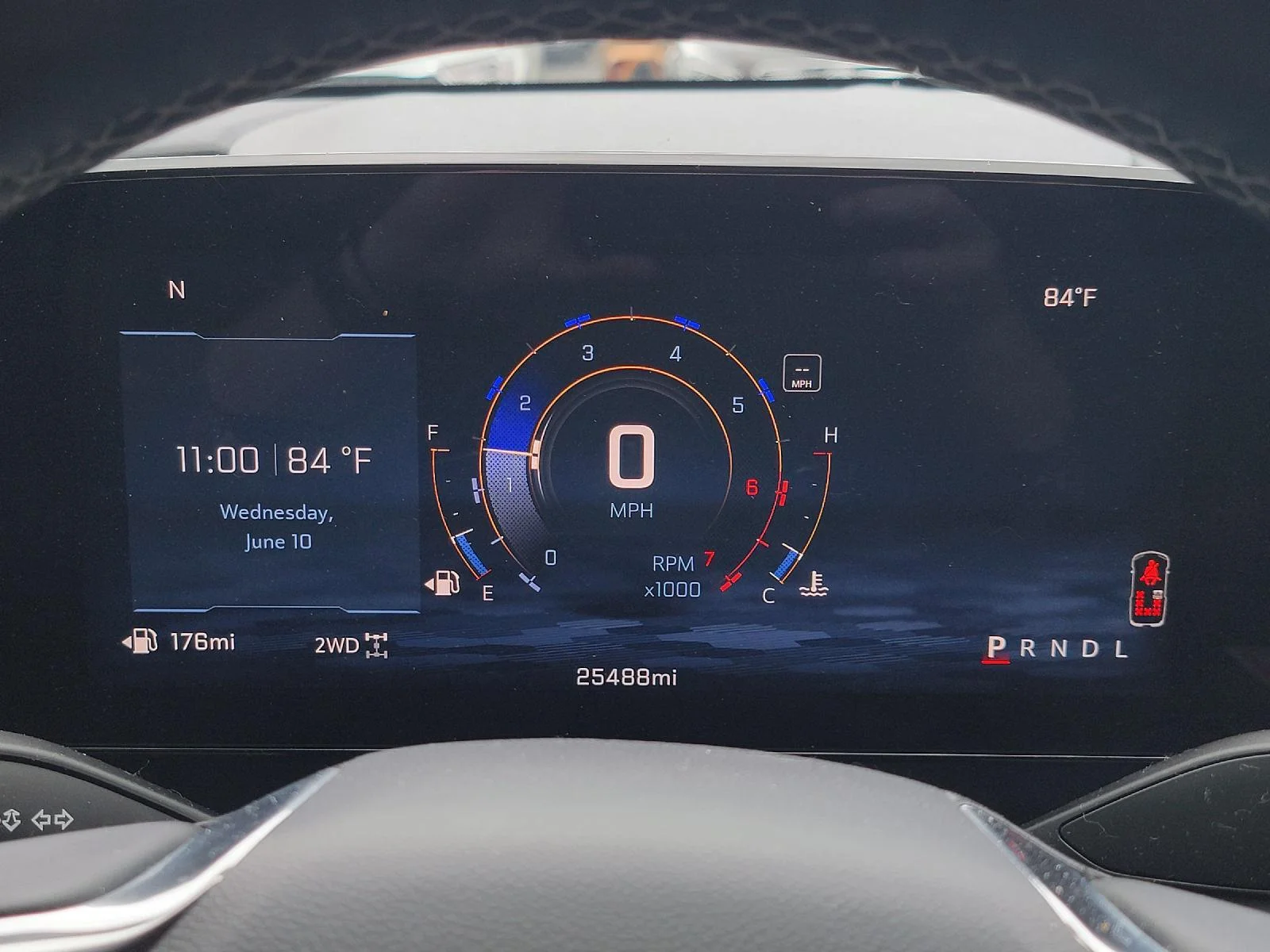 Used 2024 Mosaic Black Metallic Chevrolet AWD LT image 2