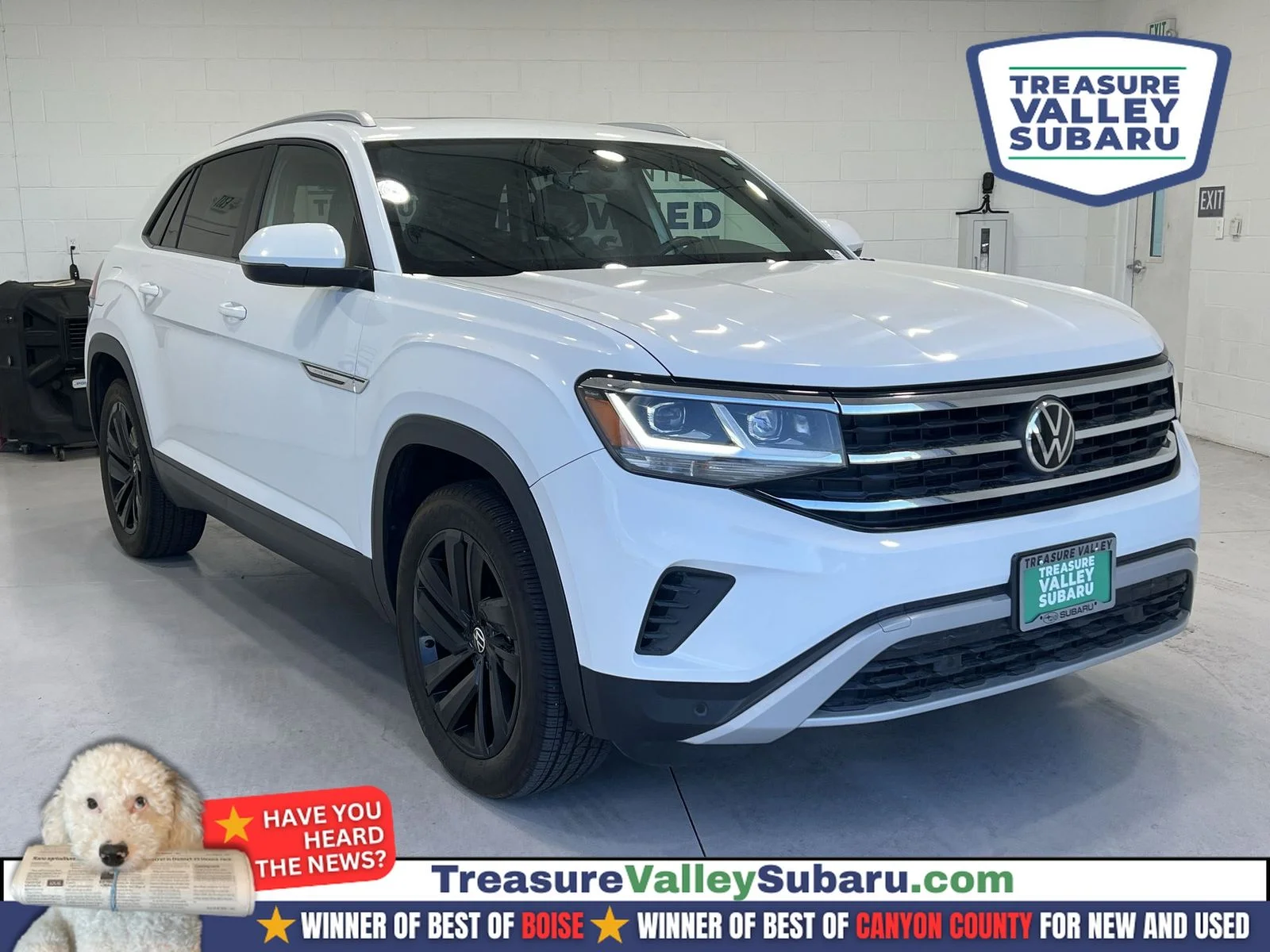 Used 2022 White Volkswagen 2.0T SE w/Technology image 1