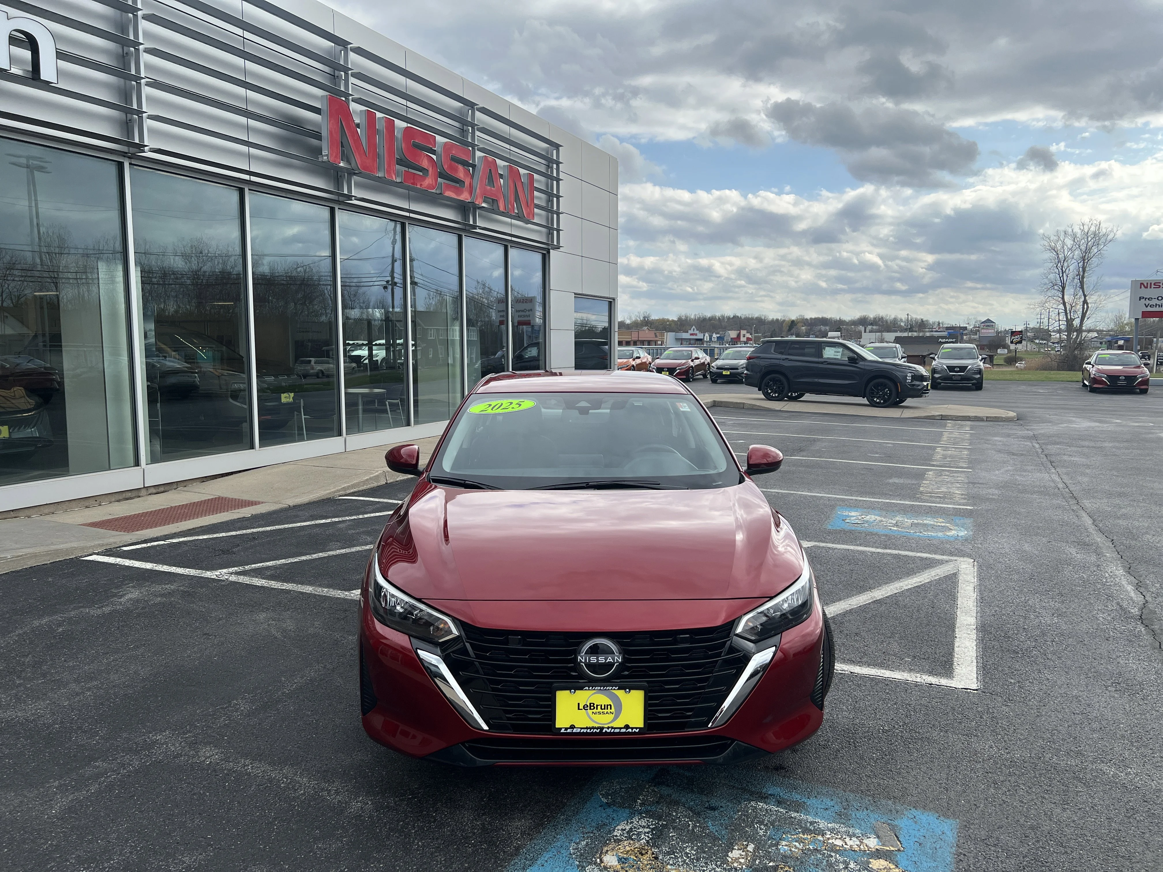 Certified Used 2025 Scarlet Ember Tintcoat Nissan SV image 14