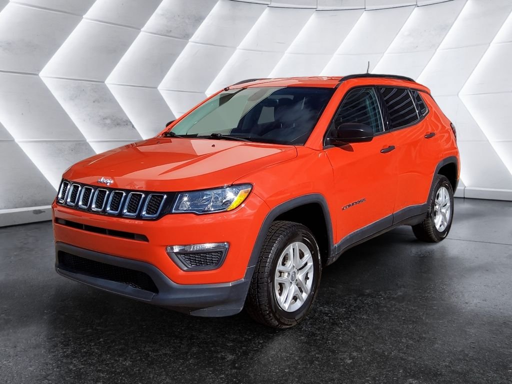 Used 2018 Orange Jeep Sport image 3