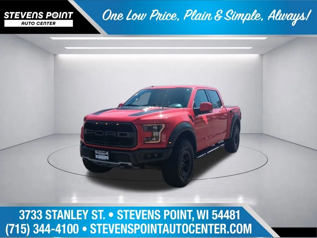 Used 2018 Race Red Ford Raptor image 1