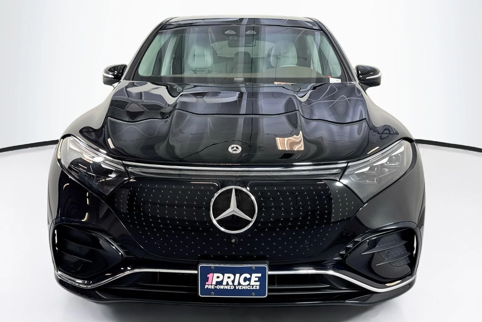 Used 2023 Obsidian Black Metallic Mercedes-Benz EQS 580 image 2
