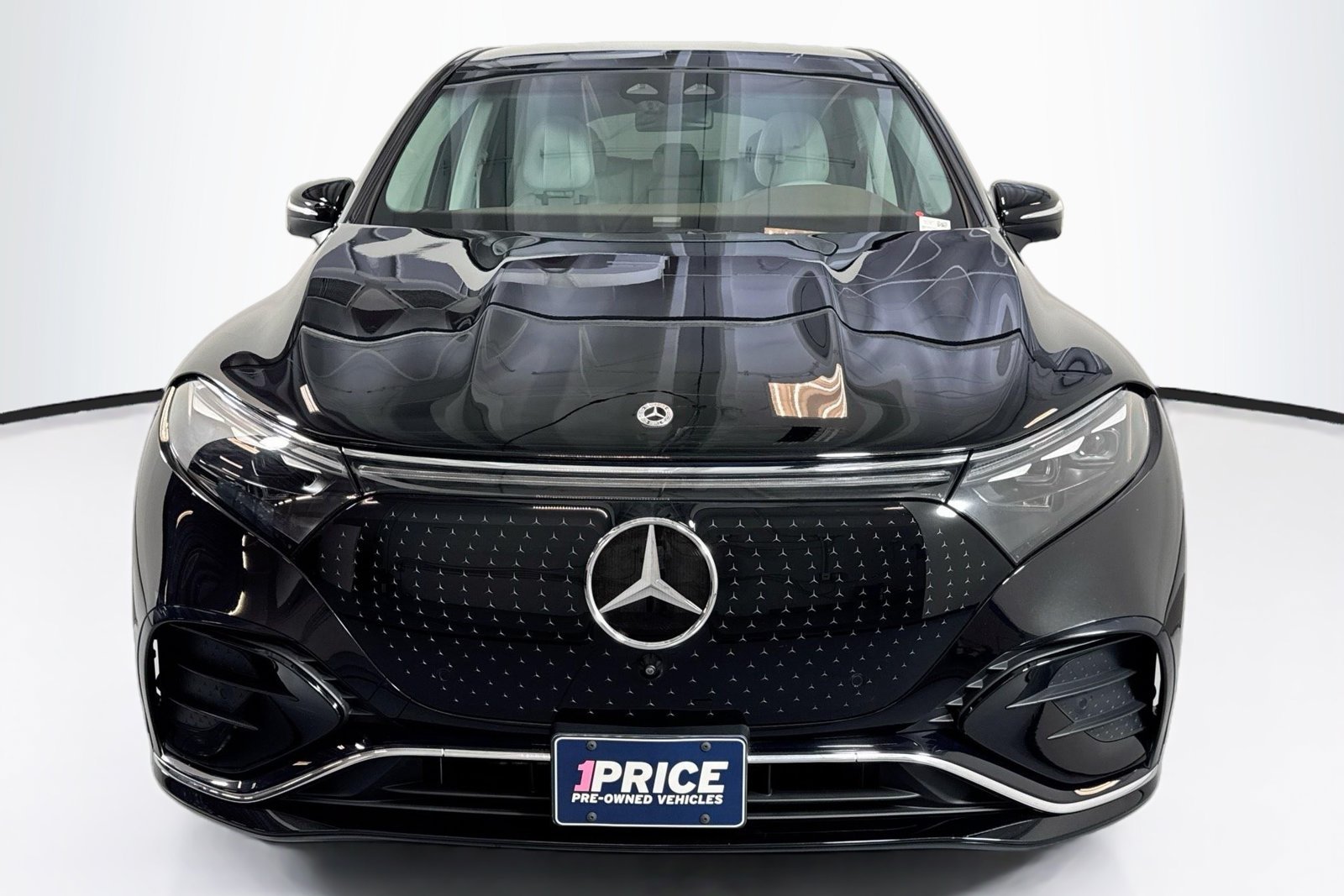 Certified Used 2023 Obsidian Black Metallic Mercedes-Benz EQS 580 image 2