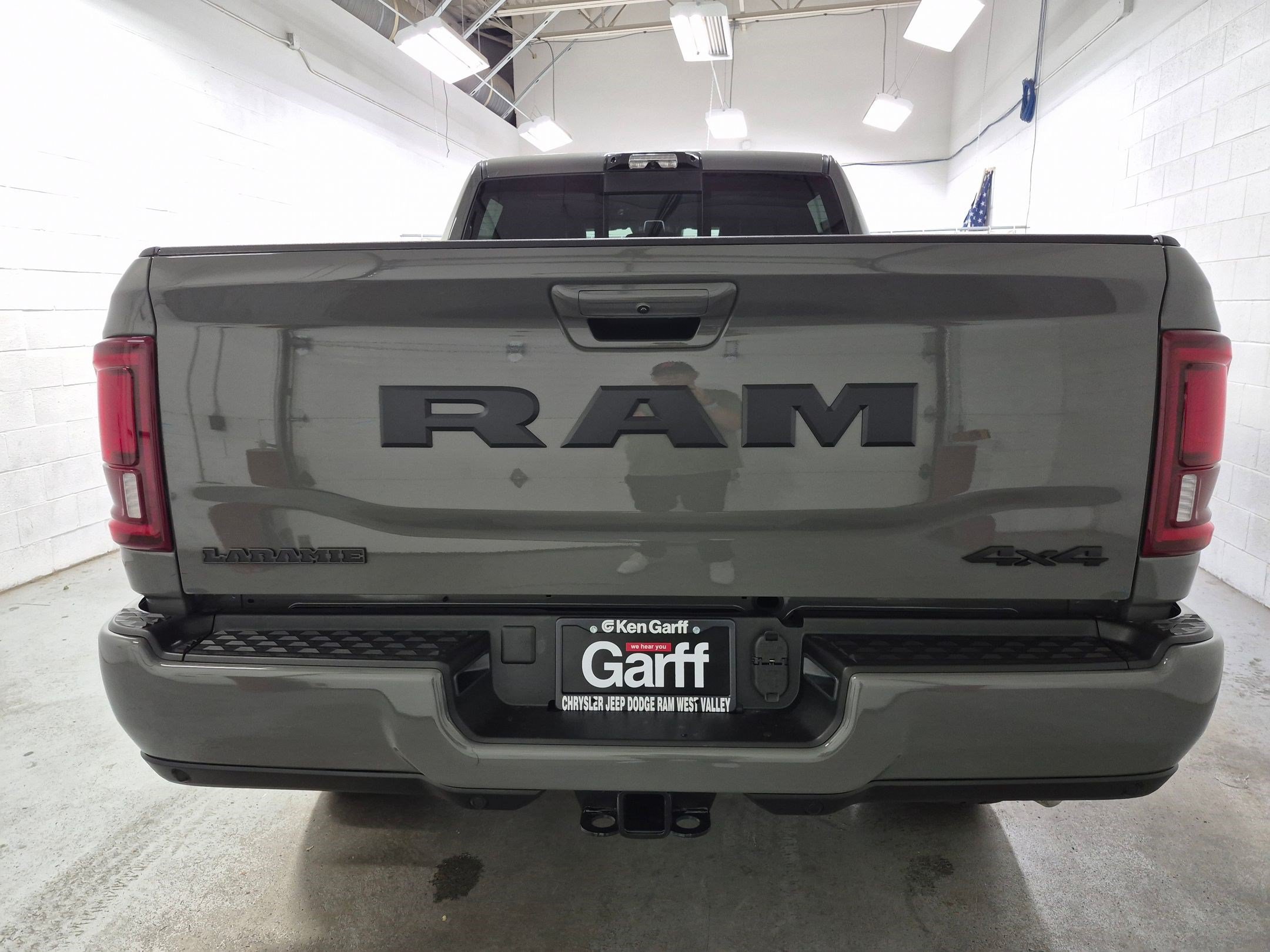 New 2026 Ceramic Gray Clear-Coat Exterior Paint RAM Laramie image 5