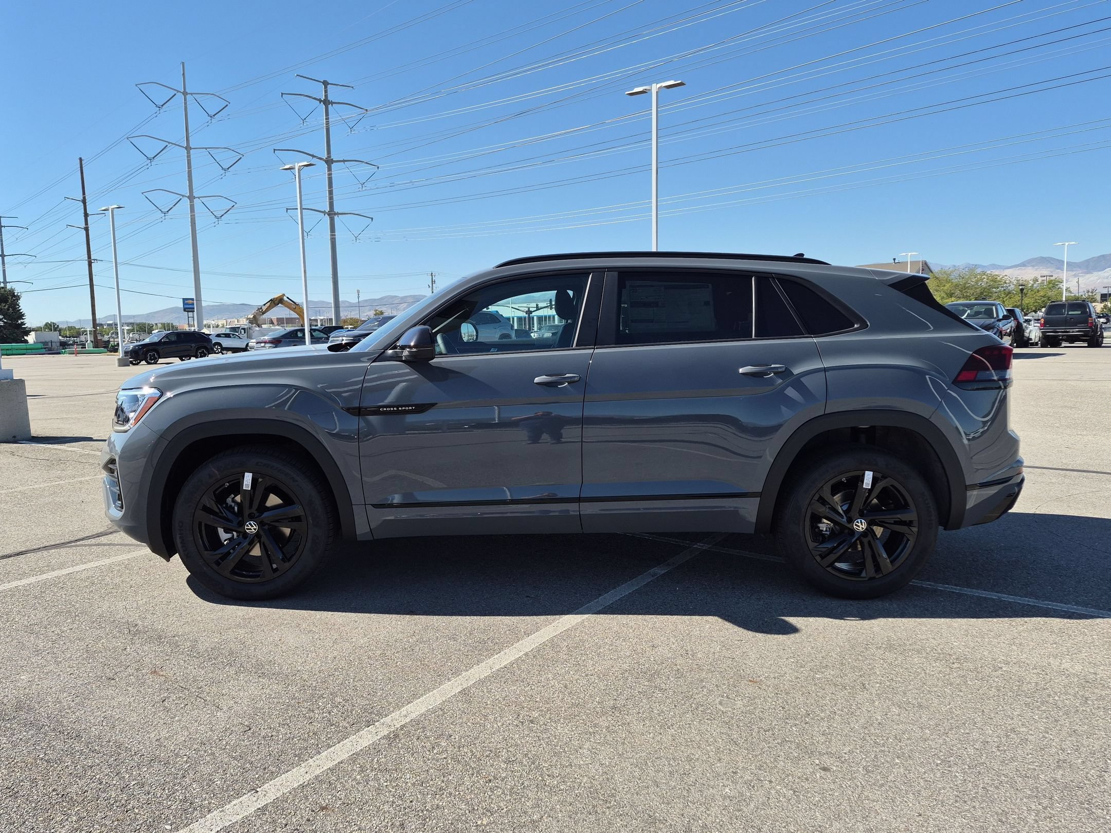 New 2026 Pure Gray Volkswagen 2.0T SEL R-Line Black image 7