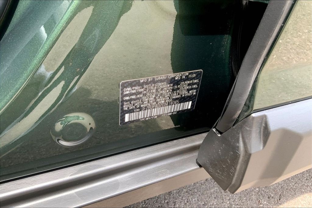 Certified Used 2026 Green Subaru Premium image 19