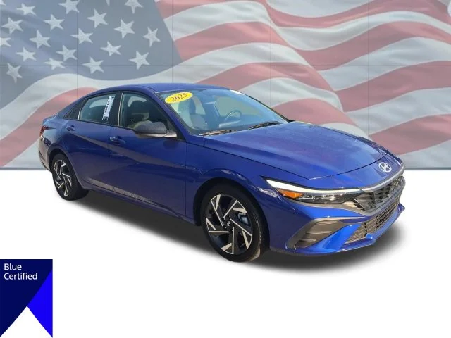 Used 2025 Blue Hyundai SEL Sport image 2