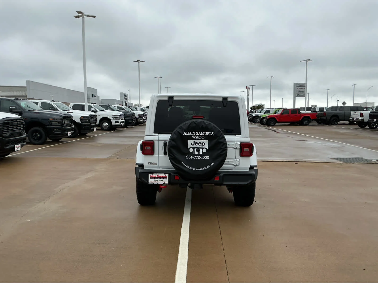 New 2026 Bright White Clearcoat Jeep Rubicon image 8