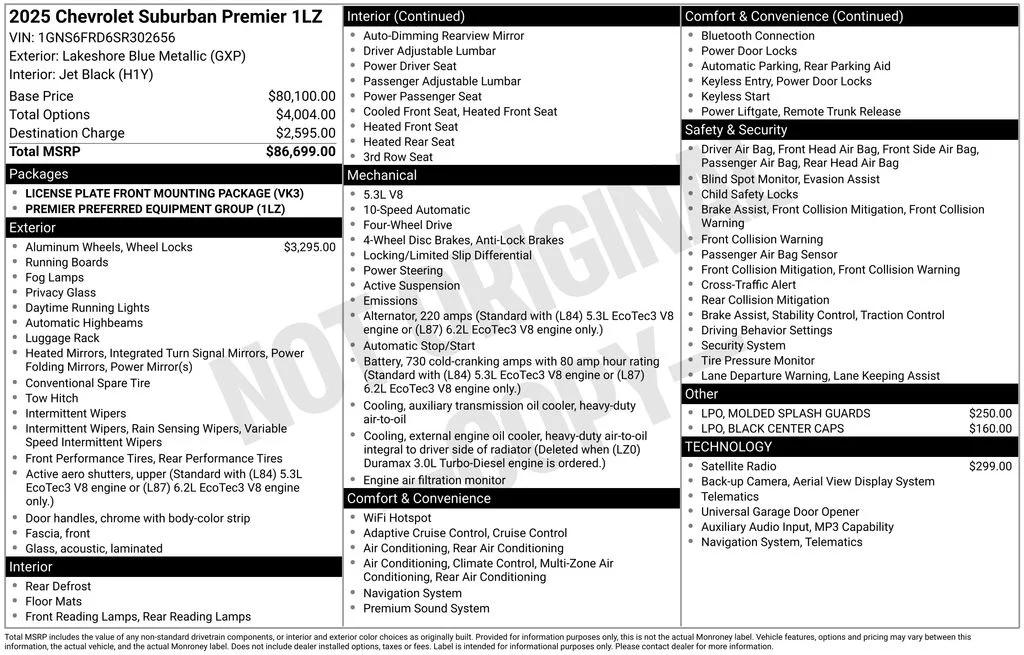 Used 2025 Blue Chevrolet Premier image 8