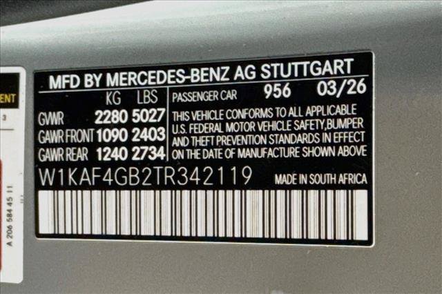 New 2026 MANUFAKTUR Alpine Grey Mercedes-Benz C 300 image 60