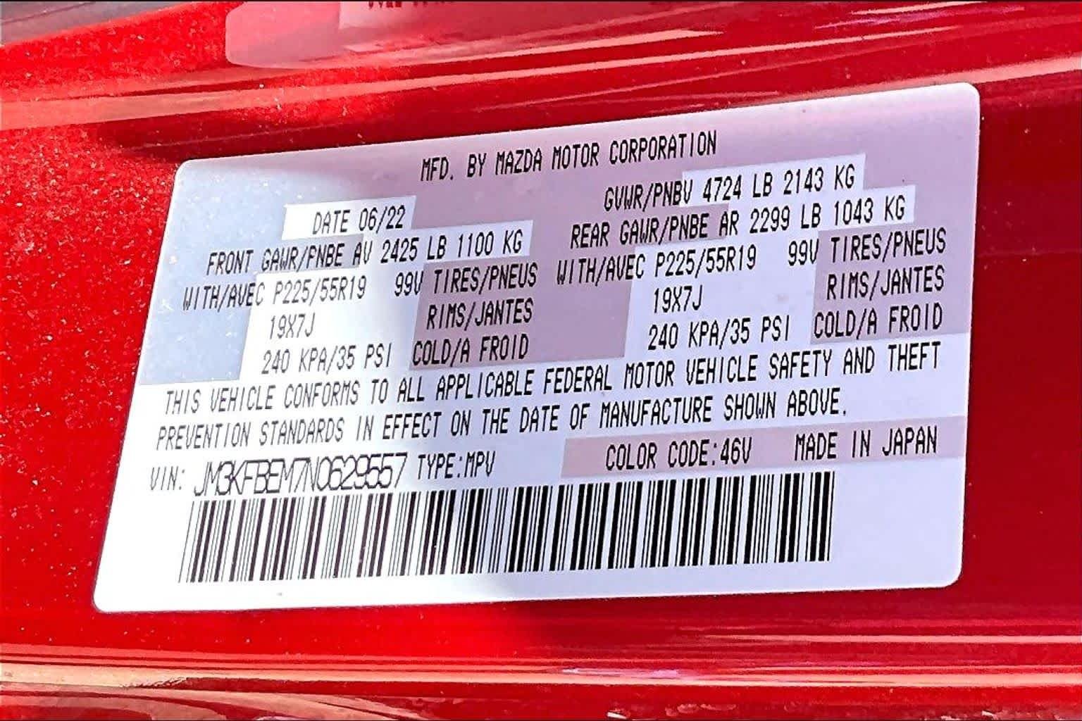 Used 2022 Soul Red Crystal Metallic Mazda 2.5 S Premium Plus Package image 32