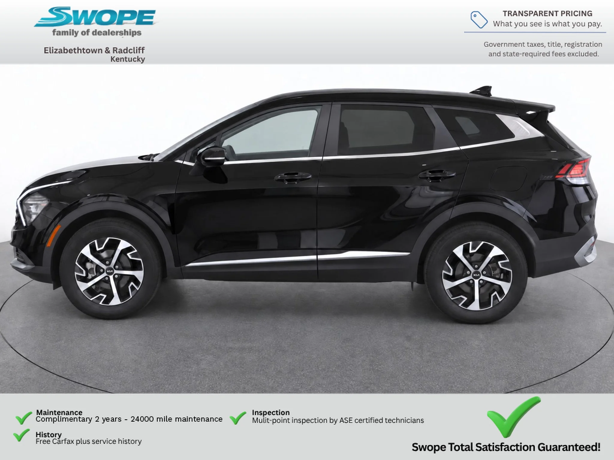 Used 2023 Ebony Black Kia EX image 8