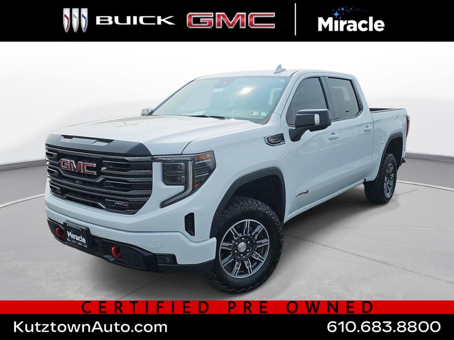 Used 2025 Summit White GMC AT4 image 1