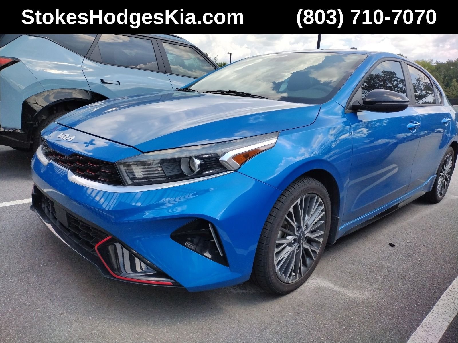 Used 2022 Blue Kia GT-Line image 1