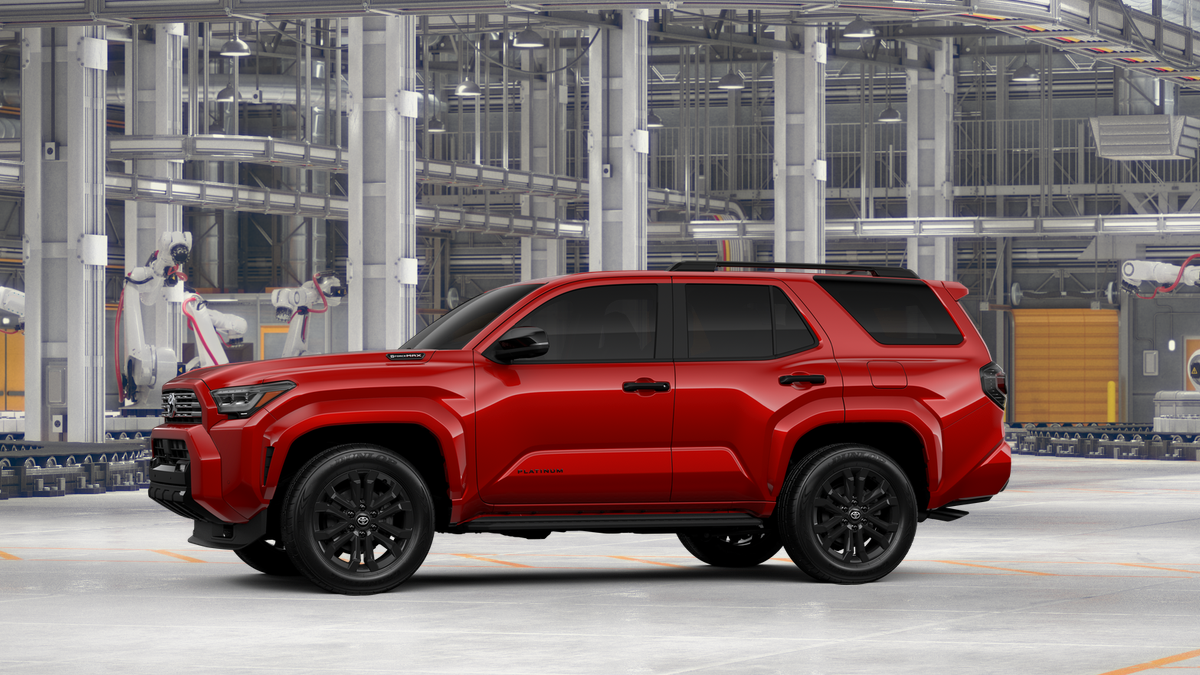 New 2026 Supersonic Red Toyota Platinum image 3
