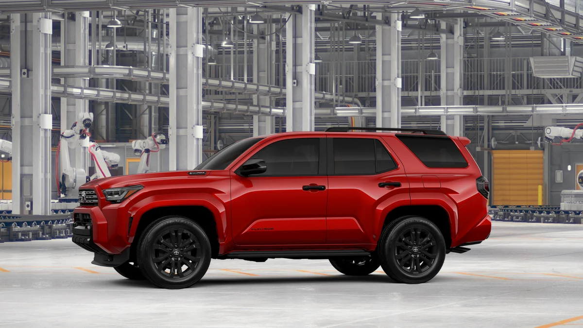 New 2026 Supersonic Red Toyota Platinum image 3