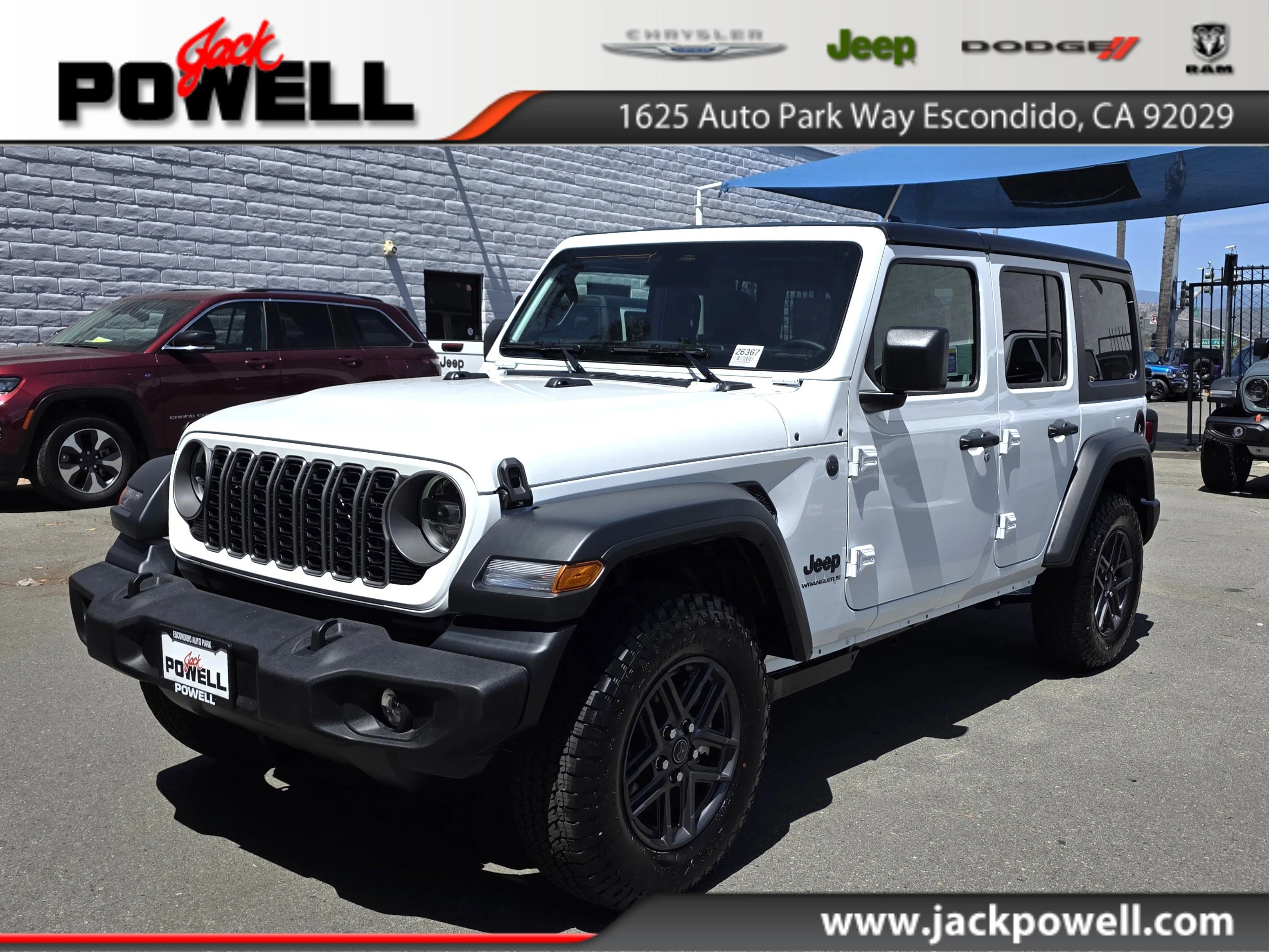 New 2026 Bright White Clearcoat Jeep Sport S image 1