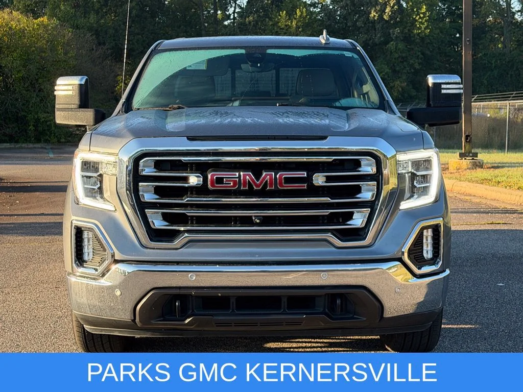 Used 2021 SATIN STEEL METALLIC GMC SLT image 2