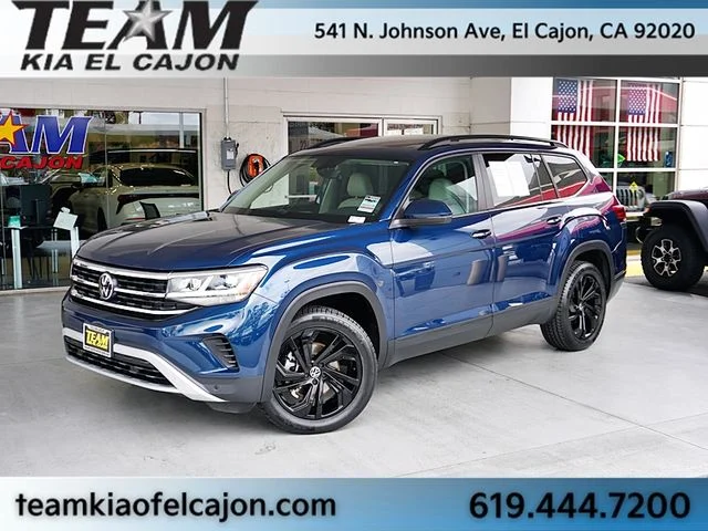 Used 2023 Blue Volkswagen 3.6L V6 SE w/Technology image 1