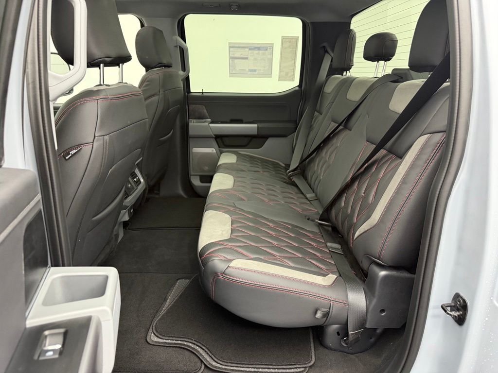 New 2026 Matte Glacier Gray Ford XLT Black Widow Lifted Truck image 37