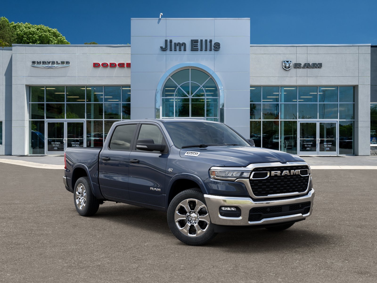 New 2026 Forged Blue Metallic Exterior Paint RAM Big Horn image 31